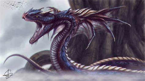 Nidhoggr; arte por satsume-shi.