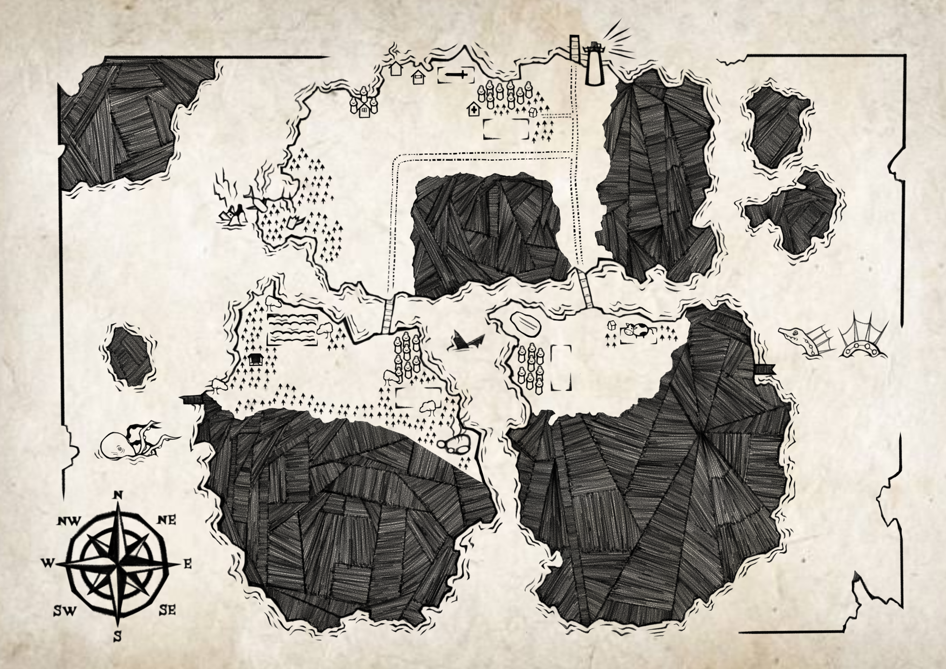 mapa (atual) do Acampamento! feito pela admin luiza.